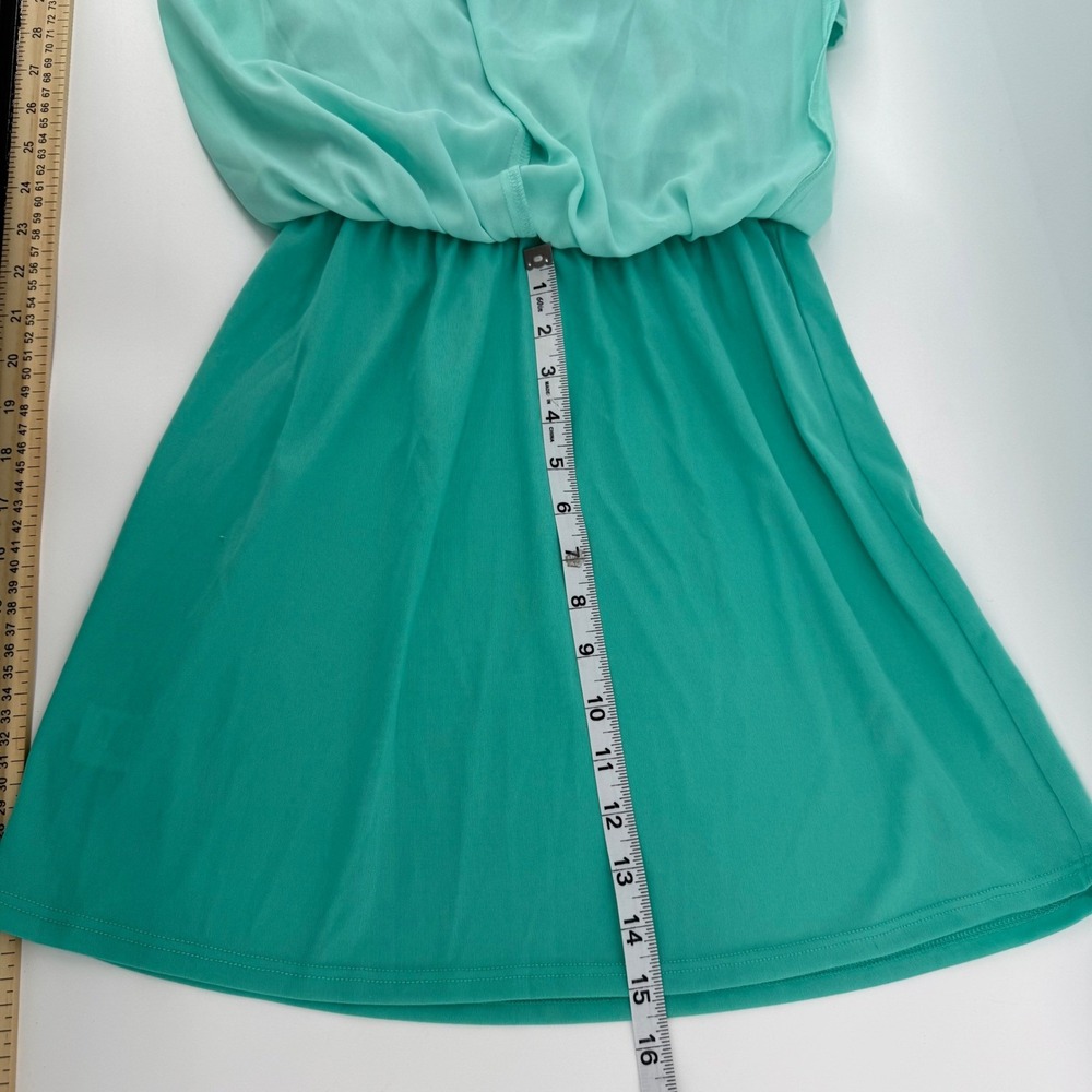 Show Me Your Mumu Midi Dress Womens Small Turquoise Mint V-Neck Sleeveless Lined - Picture 8 of 12